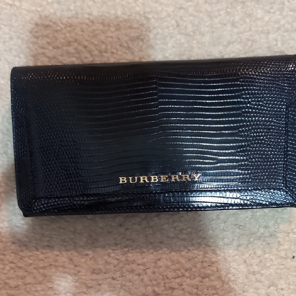 Burberry Black Leather Wallet